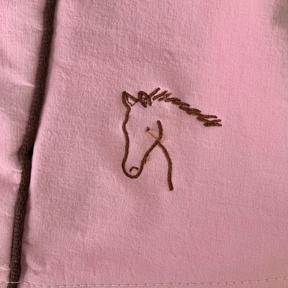 TuffRider Full Zip Pink and Brown Jacket - Picture 3 of 8